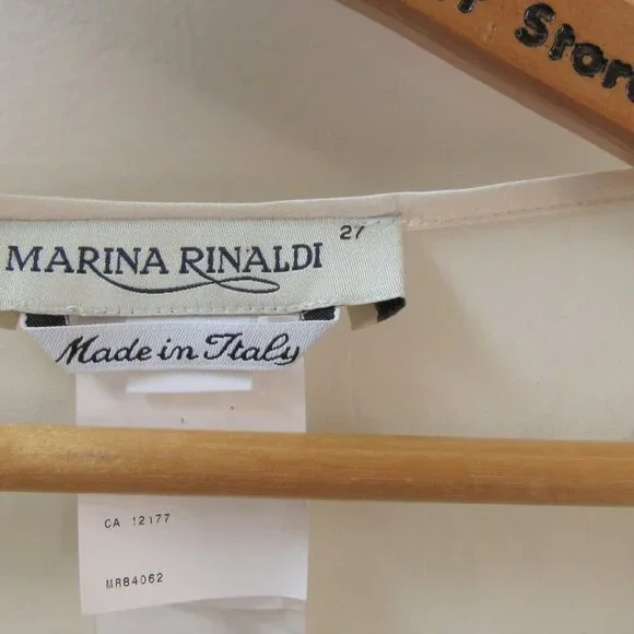 Marina Rinaldi Cream Top - Picture 4 of 5